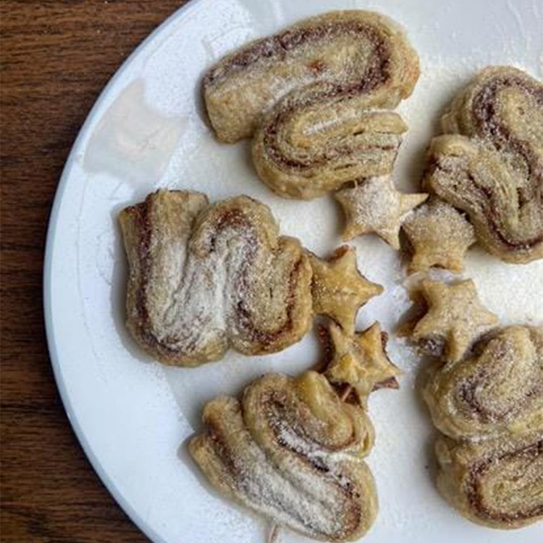 Arbolitos con chocolate