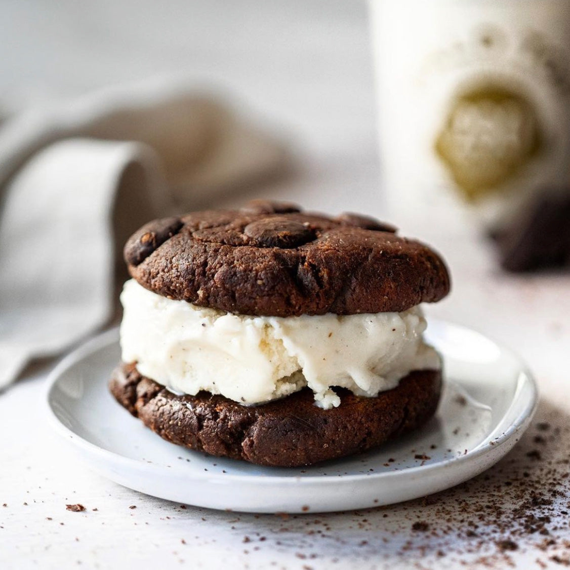 Brownie Ice-Cream Sandwich