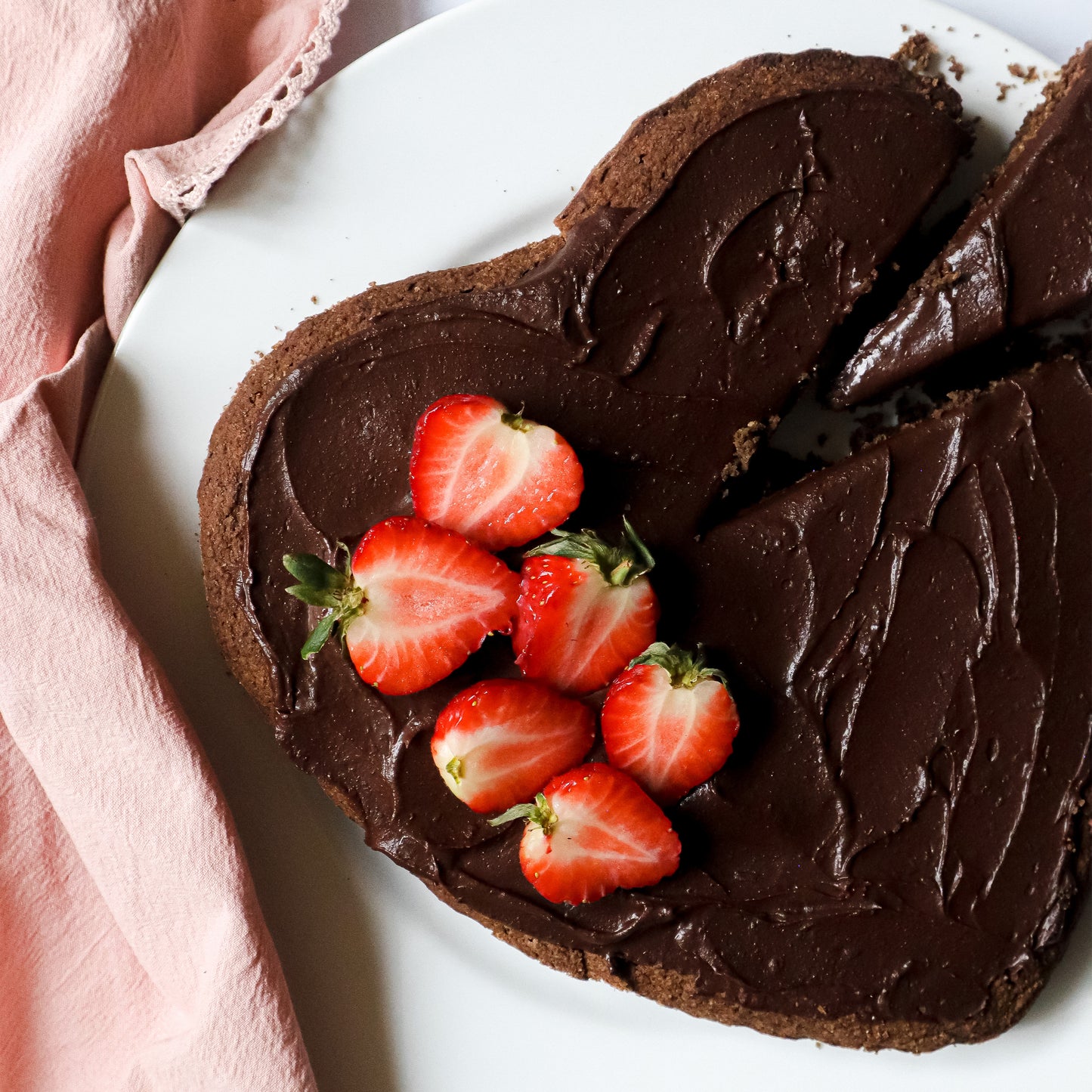 Pastel de Chocolate Corazón