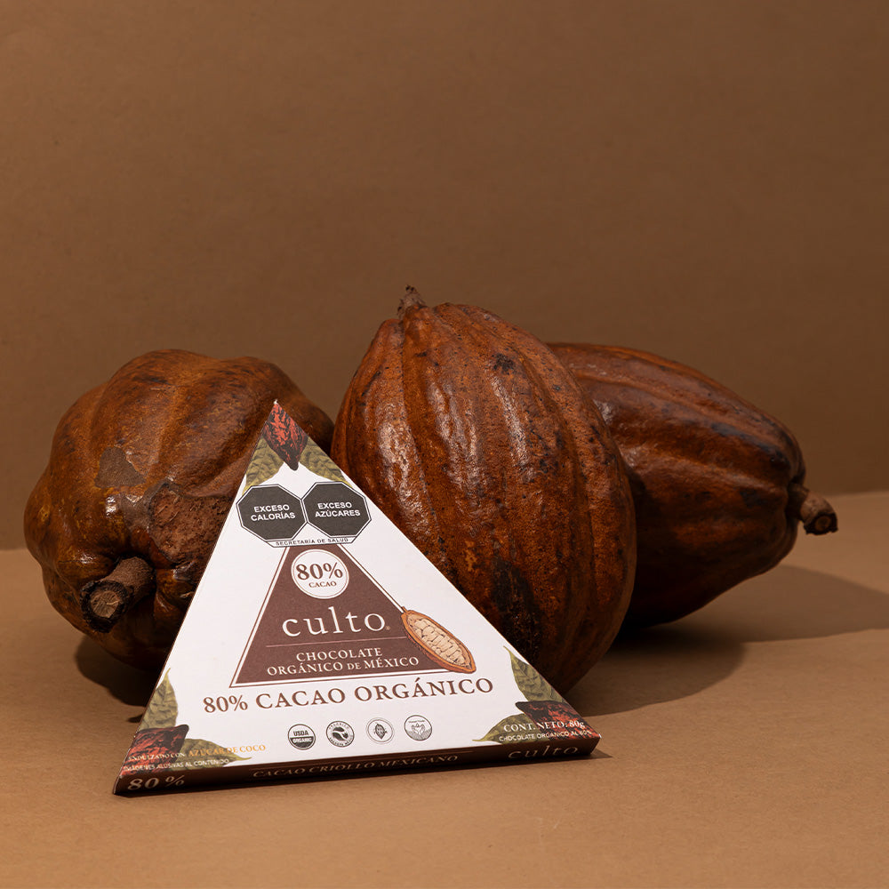 80% Chocolate Amargo de 80gr | 6 Pack - Culto.life