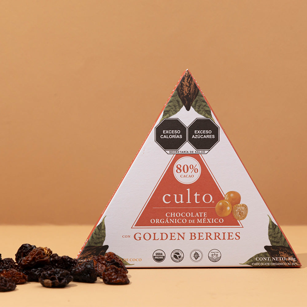 
                  
                    80% Chocolate Amargo con Golden Berries | 80gr - Culto.life
                  
                