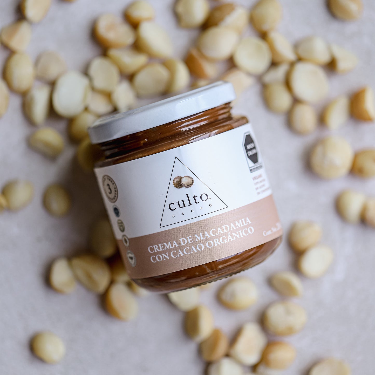 Crema de Macadamia con cacao orgánico de 200gr | 3 Pack - Culto.life