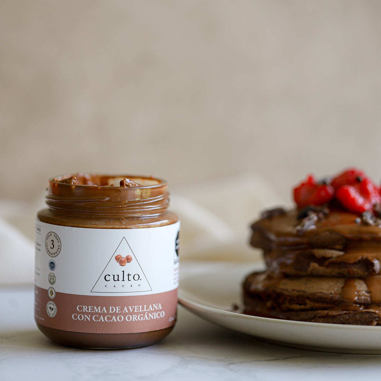 Crema de Avellana con cacao orgánico de 200gr | 3 Pack - Culto.life