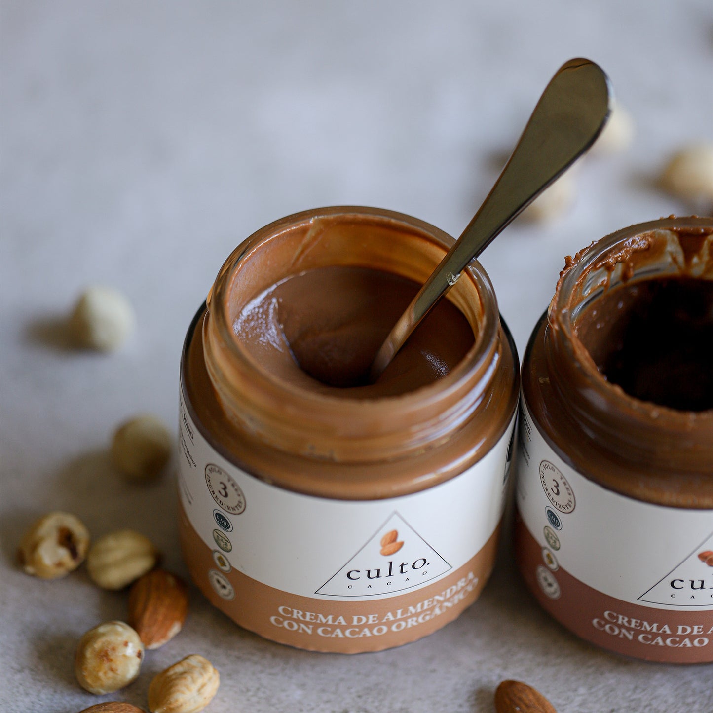 Crema de Almendra con cacao orgánico de 200gr | 3 Pack - Culto.life