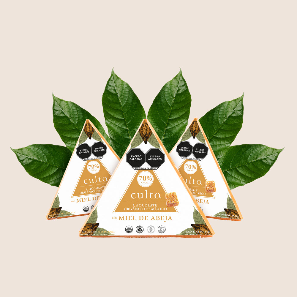 70% Chocolate Amargo de 80gr | 3 Pack - Culto.life