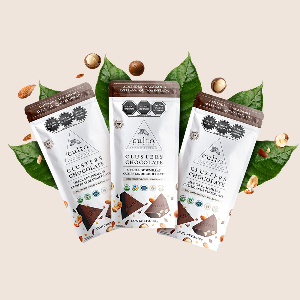 Clusters de Chocolate de 100gr | 3 Pack - Culto.life