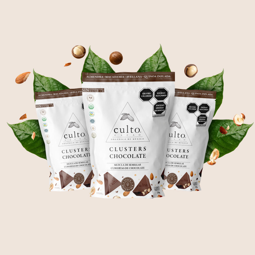 Clusters de Chocolate de 250gr | 3 Pack - Culto.life