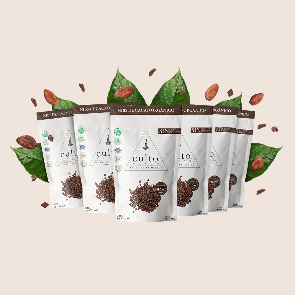 Cacao Nibs de 150gr | 6 Pack - Culto.life