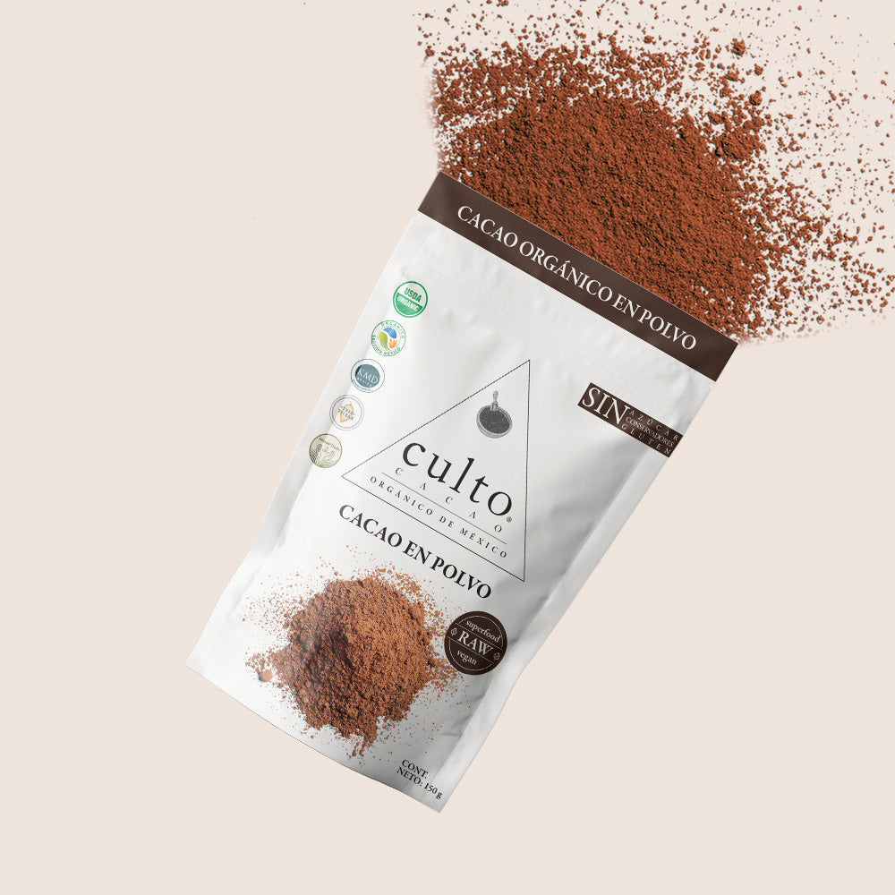 Cacao Orgánico en Polvo de 150gr | 3 Pack - Culto.life