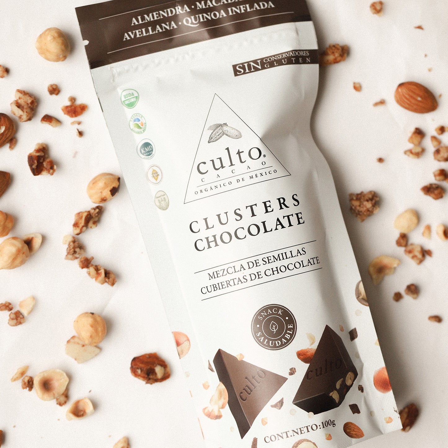 Clusters de Chocolate 100g - Culto.life