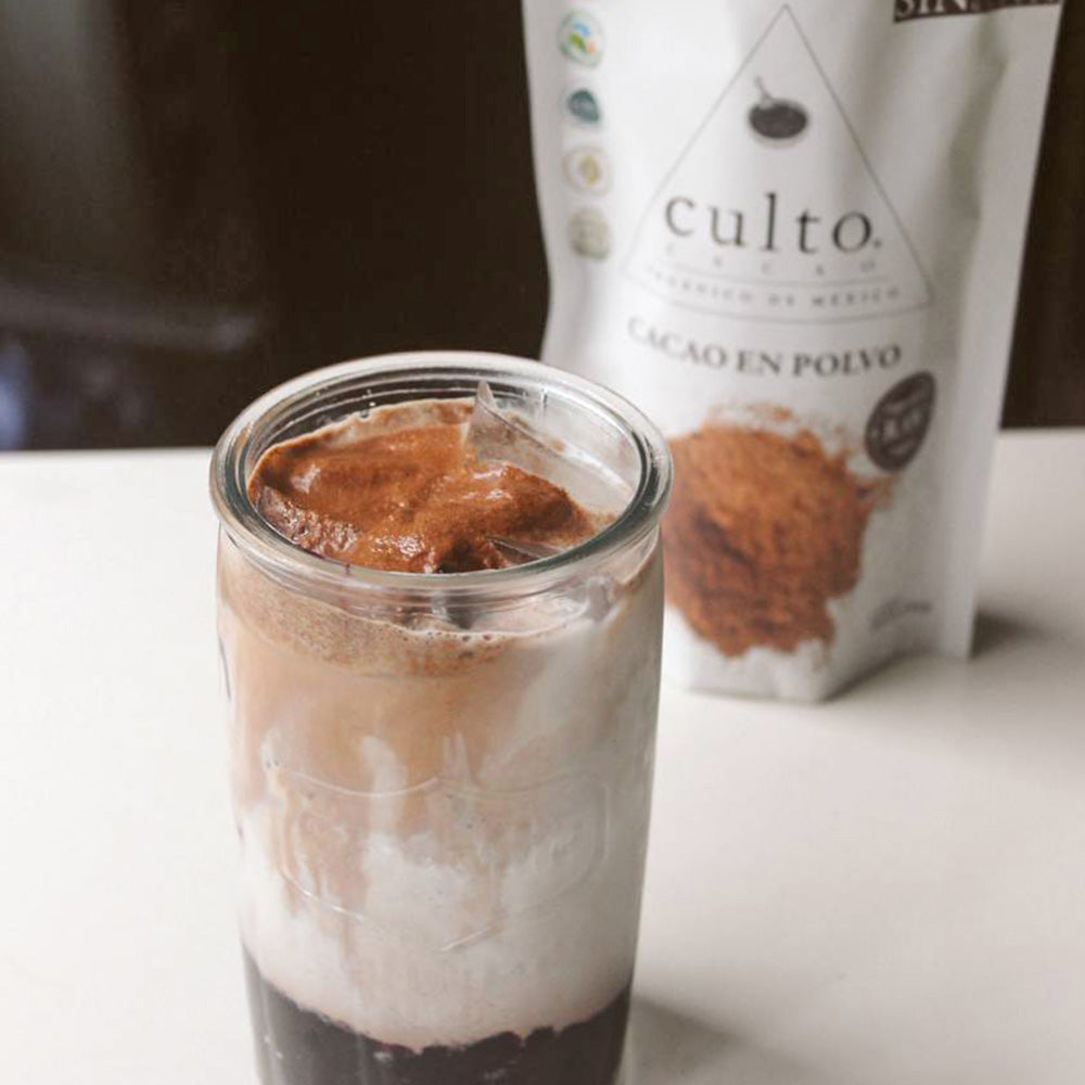 Blueberry Cacao Latte