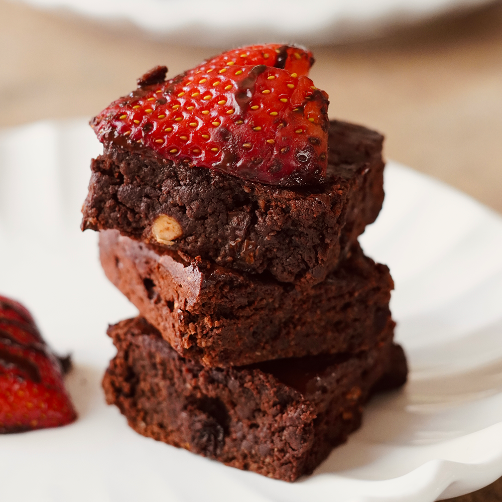 Brownies San Valentín