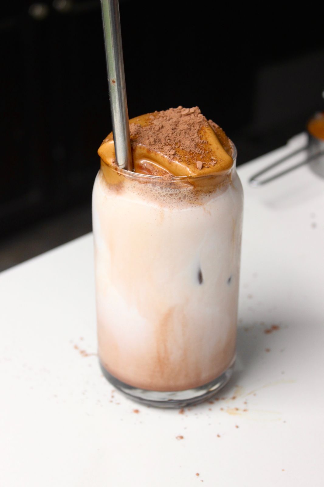 Chocolate Dalgona Latte