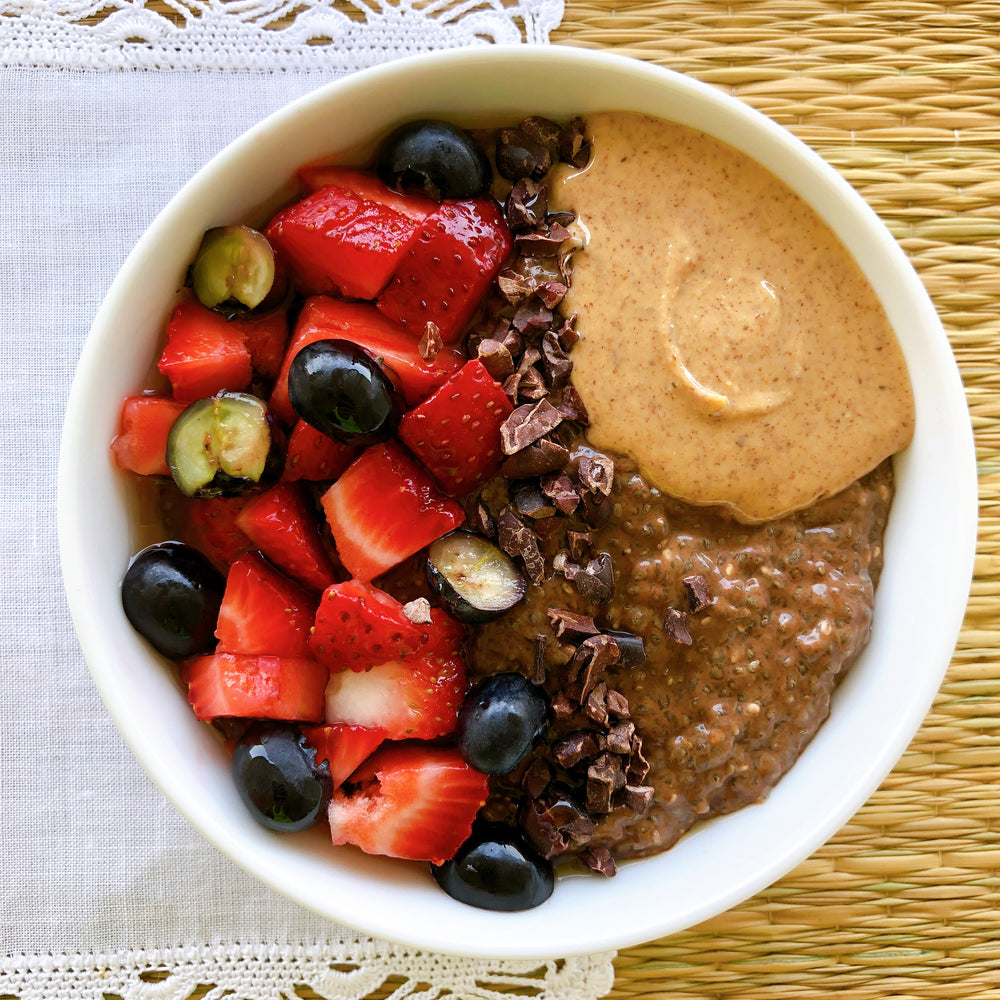 CHIA PUDDING DE CHOCOLATE.