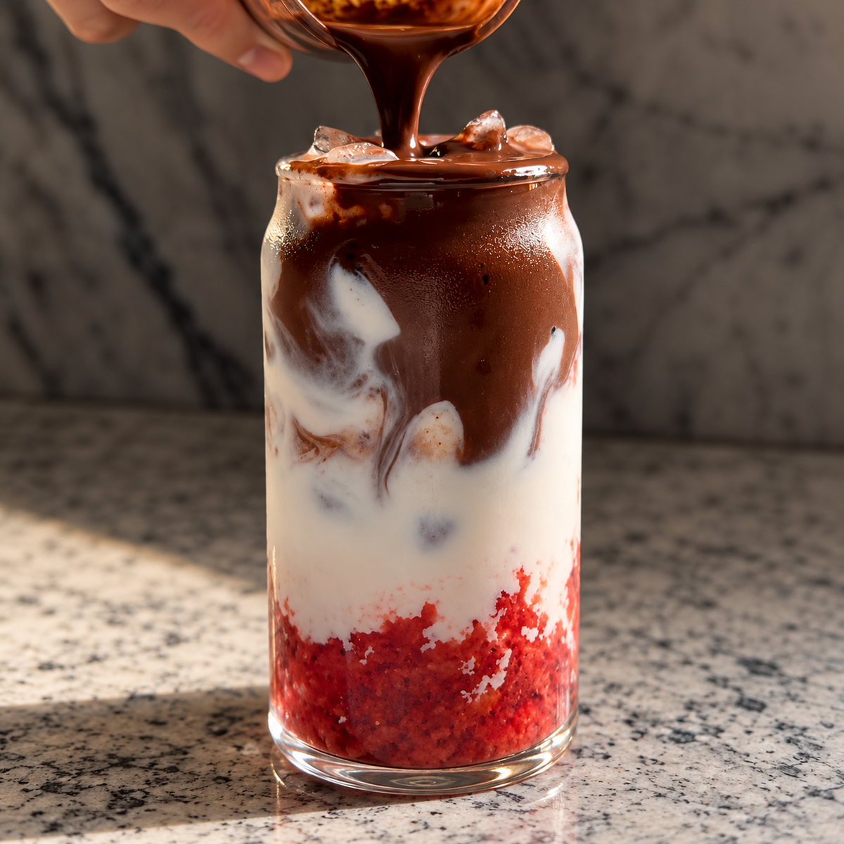 Strawberry Mocha Latte