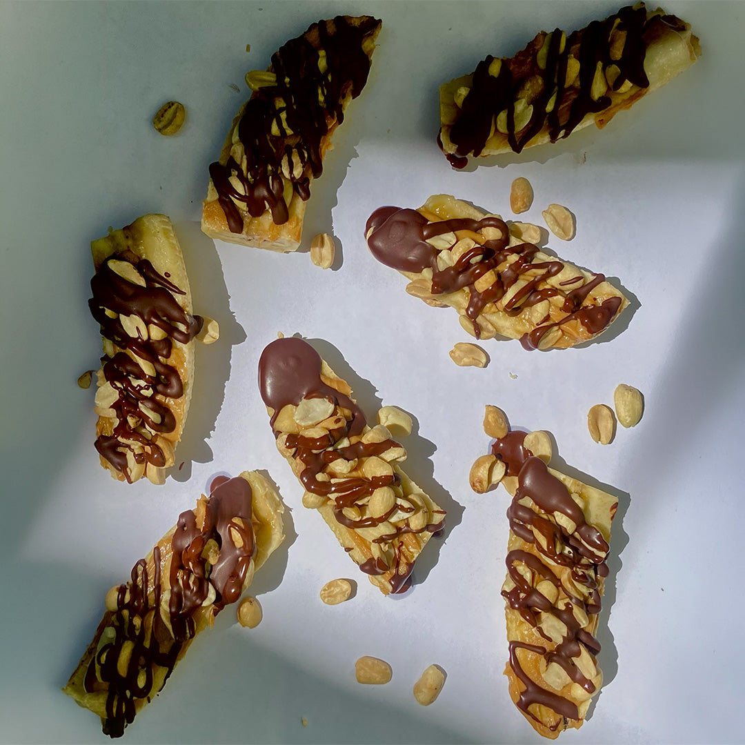 Plátanos sabor snickers