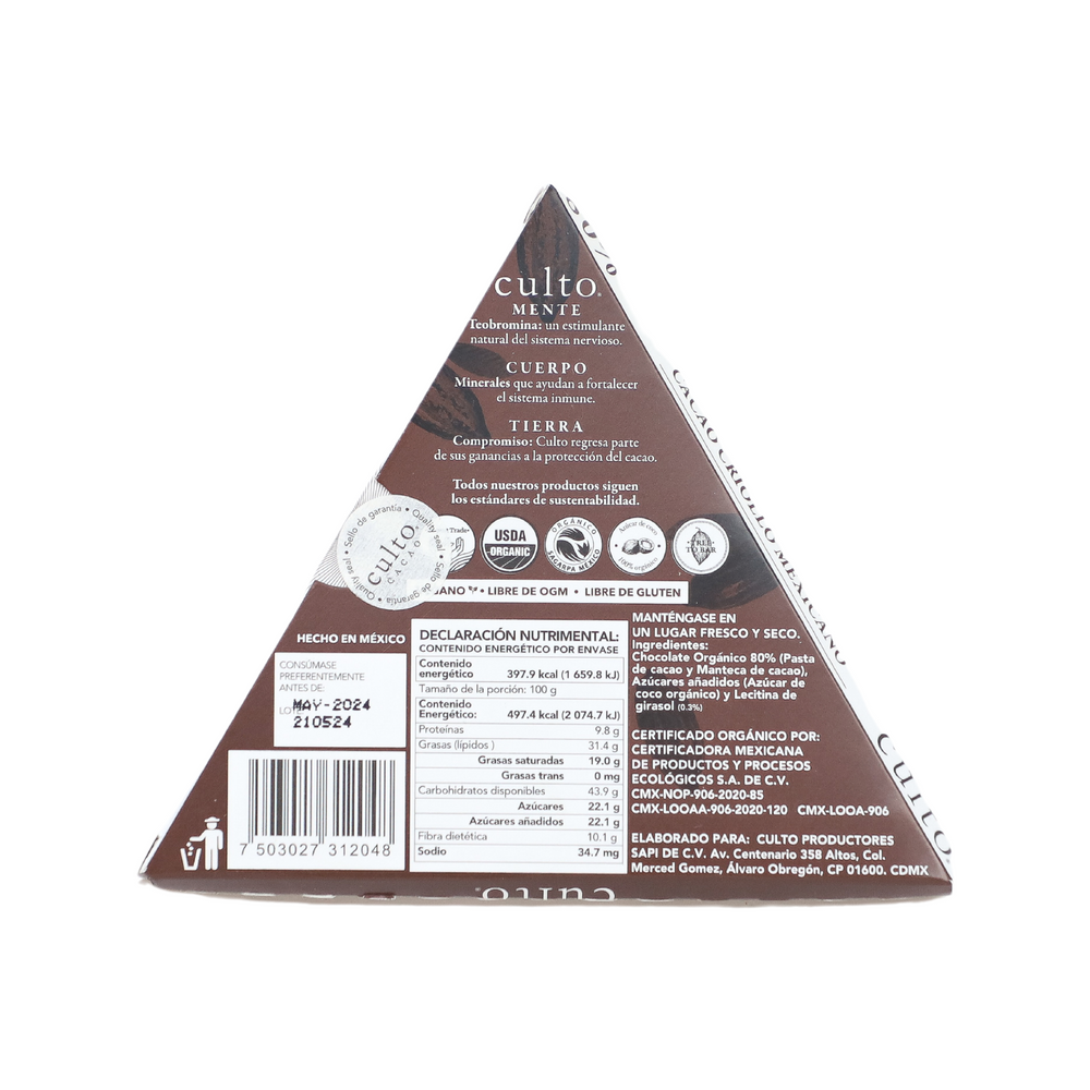 
                      
                        80% Chocolate Amargo de 80gr | 3 Pack
                      
                    