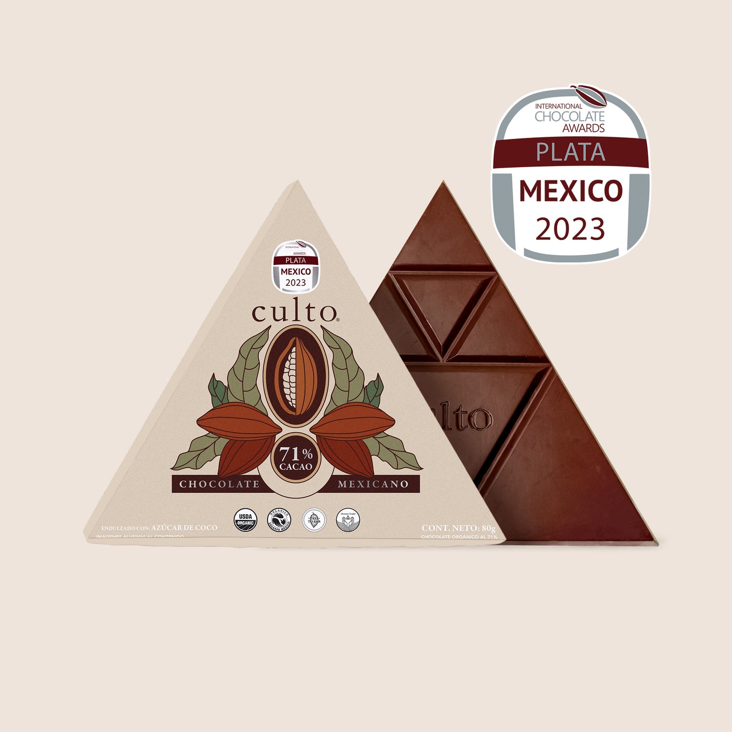 71% Cacao - Premio Silver International Chocolate Awards | 6 Pack