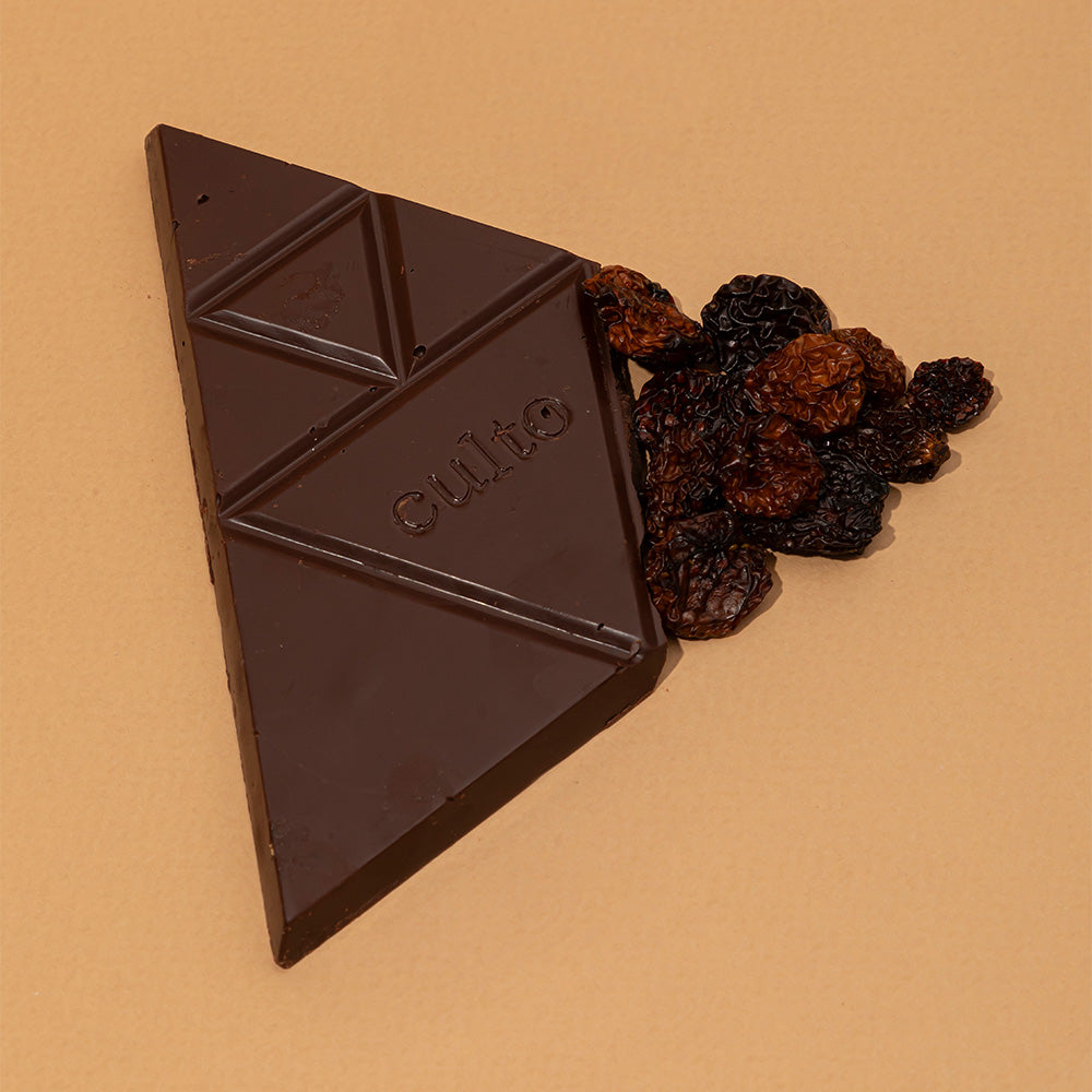 
                      
                        80% Chocolate Amargo con Golden Berries | 80gr - Culto.life
                      
                    