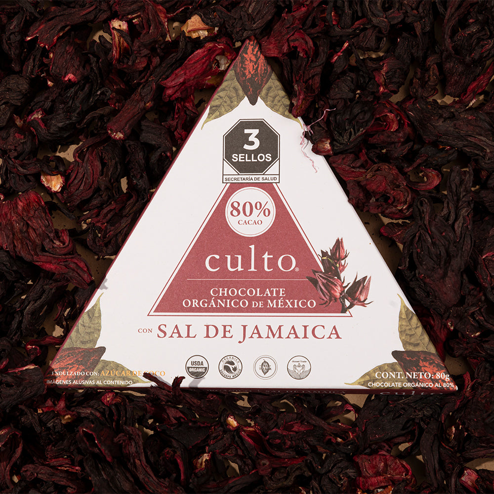 
                      
                        80% Chocolate Amargo con Sal de Jamaica | 80gr - Culto.life
                      
                    