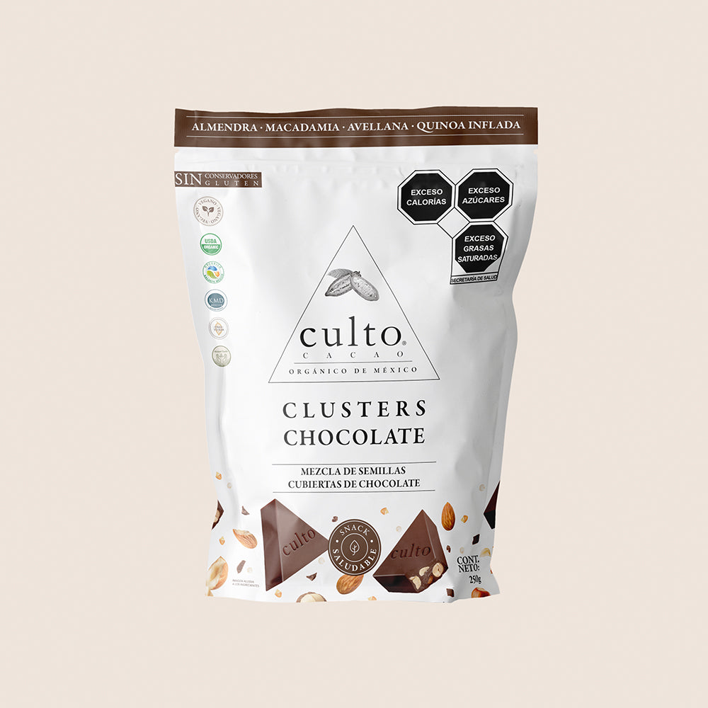 
                      
                        Clusters de Chocolate de 250gr | 6 Pack
                      
                    