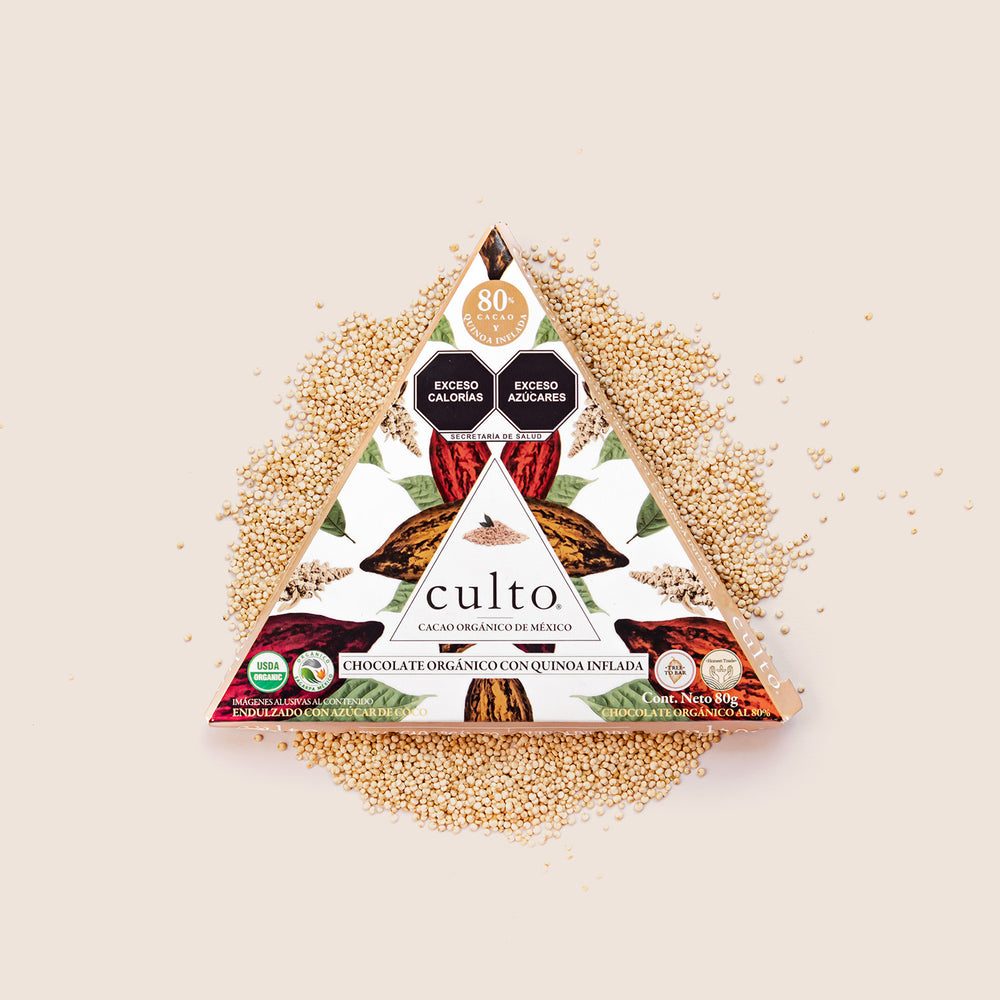 
                  
                    80% Chocolate Amargo con Quinoa Inflada | 80gr - Culto.life
                  
                