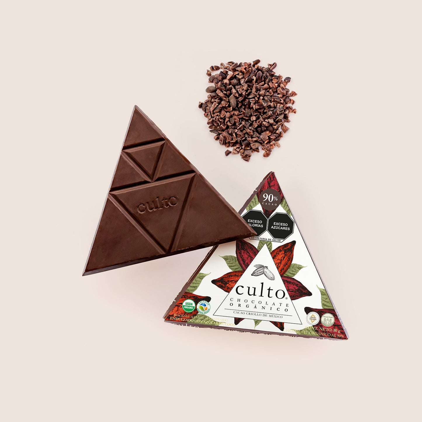 90% Chocolate amargo | 80gr - Culto.life