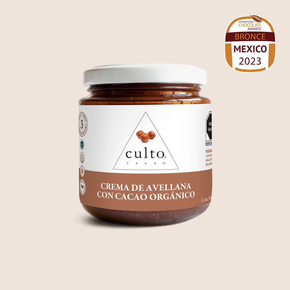 
                      
                        Crema de Avellana con cacao orgánico de 200gr | 3 Pack
                      
                    