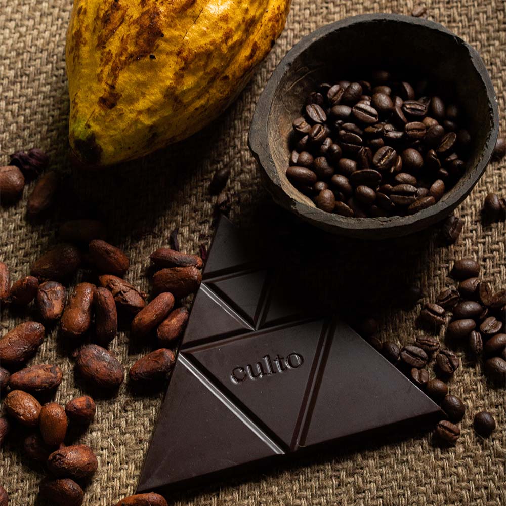 
                      
                        80% Chocolate Amargo con Granos de Café - Culto.life
                      
                    