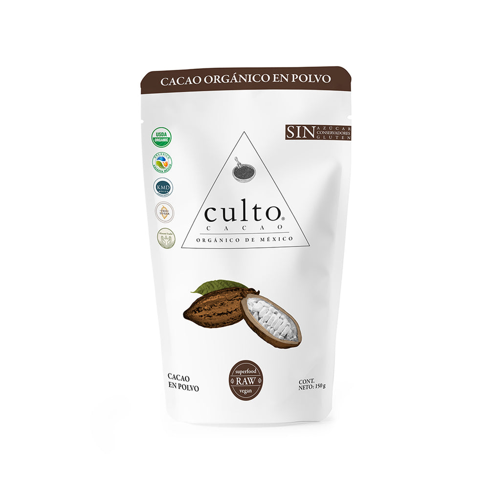 
                      
                        Cacao Orgánico en Polvo 150g - Culto.life
                      
                    