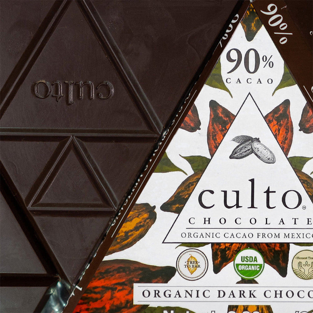 
                  
                    90% Chocolate amargo - Culto.life
                  
                