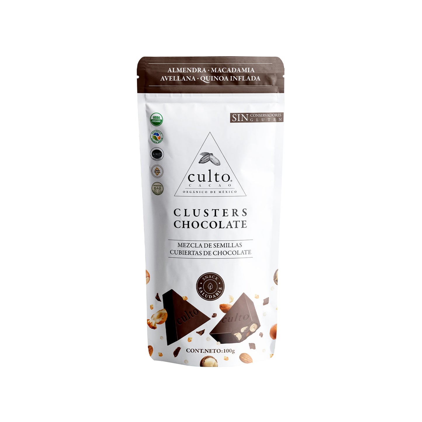 Clusters de Chocolate 100g - Culto.life